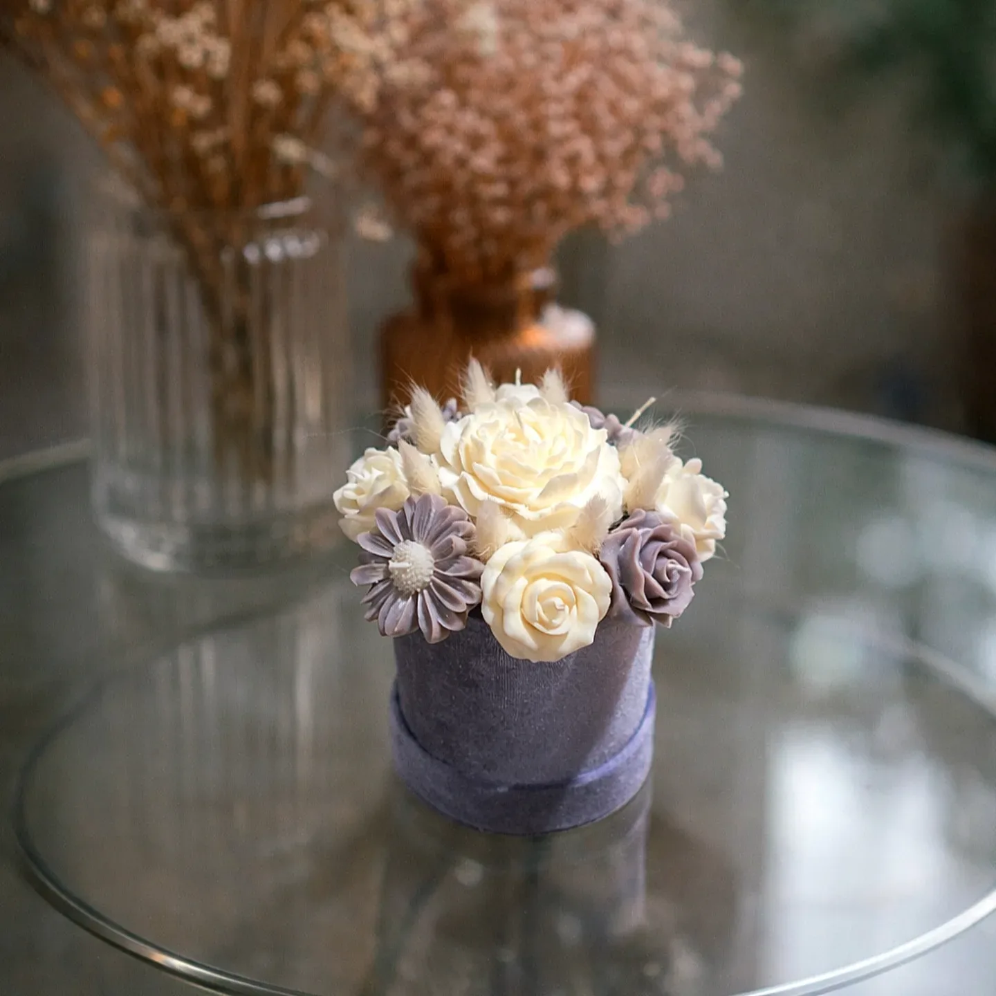 Cvjetni buket u kutiji